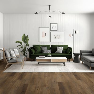 luxury vinyl plank flooring in a Tillsonburg living room